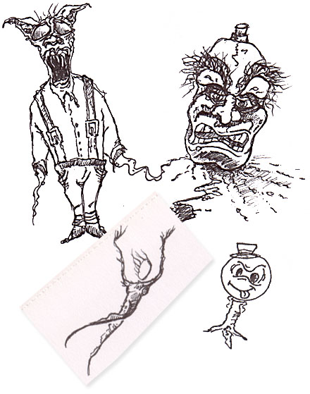 Humor, Horror, and Heavy Metal: Cracked out doodles that I drew at work.