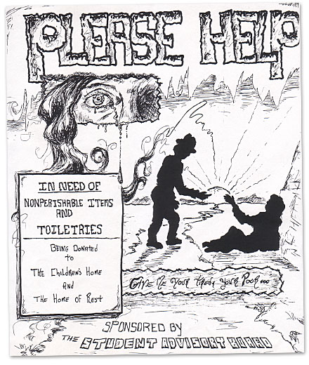 Humor, Horror, and Heavy Metal: Please Help INDEED. Looks like this poor homeless woman is about ready to get raped. Oooops.